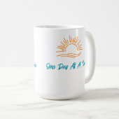 Un Jour À La Fois Café Mug Sober Life 15oz (Devant droit)