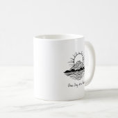 Un jour à la fois Citation Mug (Devant droit)