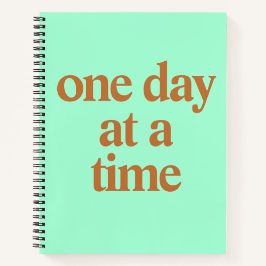 Un Jour À La Fois Journal À Puce (Devant)