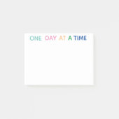 UN JOUR À LA FOIS Notes de post-it (Devant)