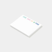 UN JOUR À LA FOIS Notes de post-it (Incliné)