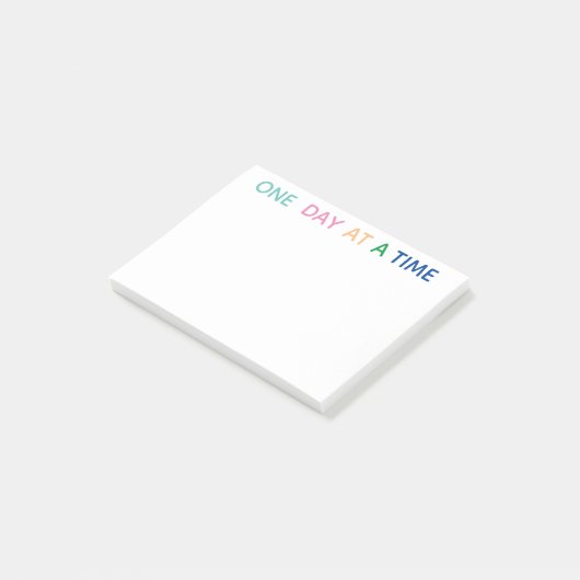 UN JOUR À LA FOIS Notes de post-it (Incliné)