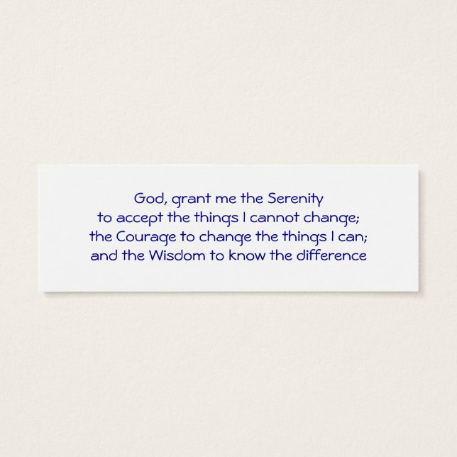 Un jour à la fois signet de radiance (Dos)