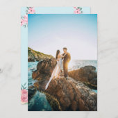 Un jour à retenir - Faire-part de mariage avec coe (Devant / Derrière)