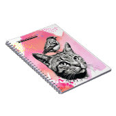 Un jour...- Chat + Oiseau | Journal carnet (Côté Droit)