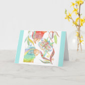 Un jour dans le paradis "obtiennent" la carte (Fleur jaune)