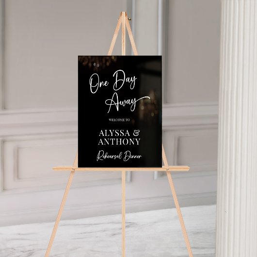 Un jour de l'Affiche de bienvenue noire