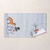 Un Jour De Neige Calme (Serviette à main)