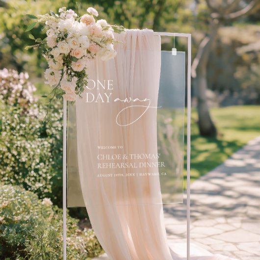 Un Jour De Répétition Dîner Affiche de bienvenue A