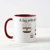 Un jour sans conception de tasse de café (Gauche)