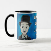 "Un jour sans rire est" une tasse gaspillée par (Gauche)