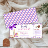 Un jour Spa Anniversaire Carte cadeau de vacances