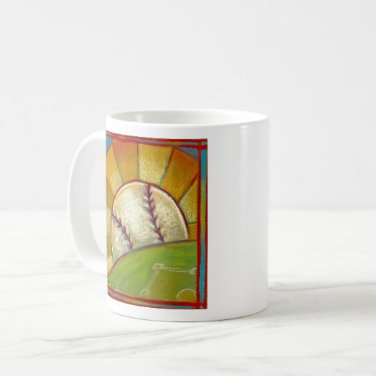 "Un jour splendide tasse pour base-ball" (Devant gauche)