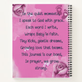 Un Journal de prière pour moi et bébé (fille) (Dos)