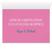 Un joyeux anniversaire à Unicorn (Intérieur Horizontal (Bas))