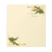 Un joyeux Bloc-notes Vintage de Noël (Devant)