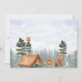 Un Joyeux Camper Invitation Anniversaire (Dos)
