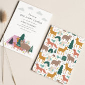 Un Joyeux Camper Invitation Anniversaire