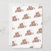 Un Joyeux Camper Invitation Anniversaire (Dos)