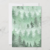 Un Joyeux Camper Invitation Camping Anniversaire (Dos)