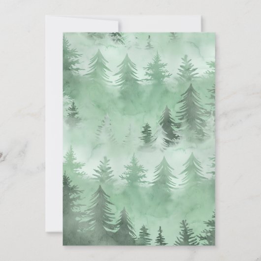 Un Joyeux Camper Invitation Camping Anniversaire I (Dos)