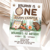 Un Joyeux Camper Invitation Camping Anniversaire I