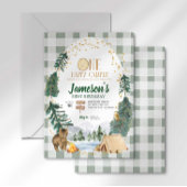 Un Joyeux Camper Invitation d'anniversaire
