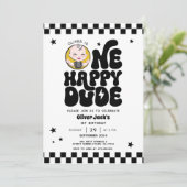 Un joyeux mec 1er anniversaire Invitation (Debout devant)