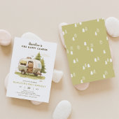 Un joyeux Ours De Camper Invitation Anniversaire 5