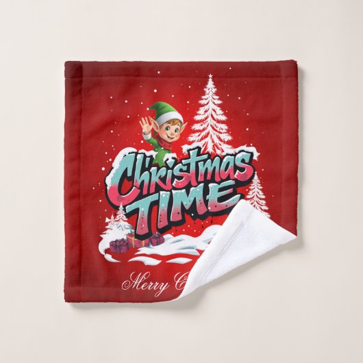 Un joyeux personnage de dessin animé (Gant de toilette)