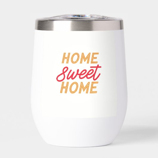 Un Jug élégant avec design "Home Sweet Home" (Avant)