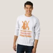 Un lapin à aimer Sweatshirt (Devant entier)