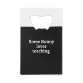 Un lapin adore enseigner (Dos)
