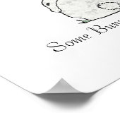 Un lapin Aime ton bébé poster murale (Coin)