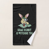 Un lapin de Pâques vous regarde (Serviette à main)