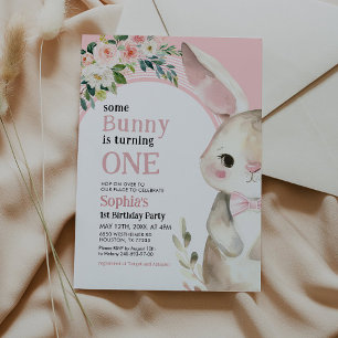 Un lapin devient une invitation d'anniversaire