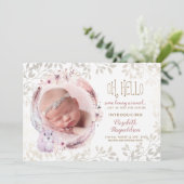 Un lapin est arrivé Faire-part de naissance photo  (Debout devant)