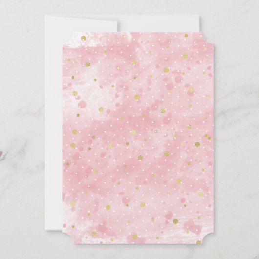 Un lapin est en train de faire quatre Invitation d (Dos)