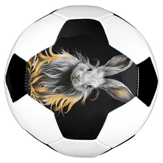 Un lapin gris génial en feu (Tourné)