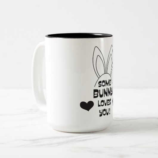 Un Lapin T'Aime Mug (Devant gauche)