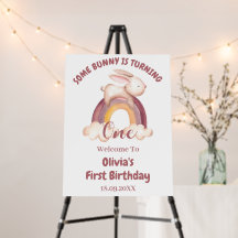 Un Lapin Tourne Un Lapin 1Er Anniversaire Fête