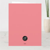 Un lapin veut dire Merci pastèque rose (Dos)