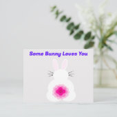 Un Lapin Vous Aime Carte Postale (Debout devant)