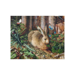 Un lièvre dans la forêt (1585) , Toile