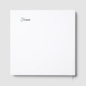 Un livre pour que les plus sincères écrivent leurs (Verso)