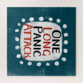Un long puzzle d'attaque panique (Horizontal)