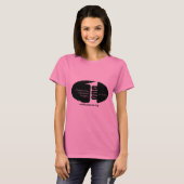 UN long T-shirt de douille de dames (Devant entier)