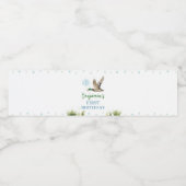 Un Lucky Duck Boy Birthday Water Bottle Étiquette (Étiquettes simples)