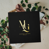 Un luxe intemporel | Mariage Monogramme minimal