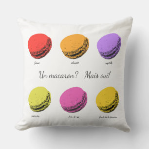 Un macaron? Mais oui! Kussen